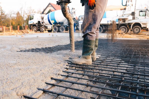 Poured Foundation Installation in Concord