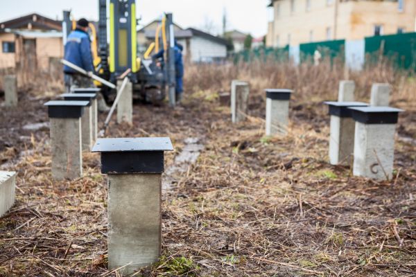 Concrete Piling Installation in Concord